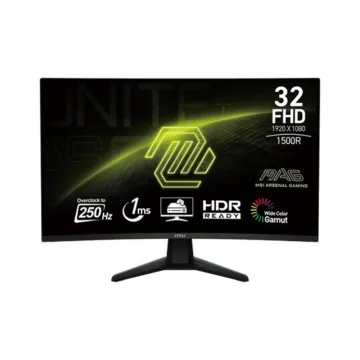 Monitor Gamer MSI 32 Pulgadas Curvo Full HD 250Hz Modelo MAG 32C6X