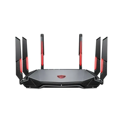 Router MSI RadiX AXE6600 WiFi 6 Tri-Banda 6 Antenas RGB Gaming Router MSI RadiX AXE6600 WiFi 6 Tri-Banda 6 Antenas RGB Gaming