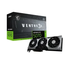 Tarjeta de Video MSI RTX 5070 12GB GDDR7 Ventus 3X OC con 3 Ventiladores