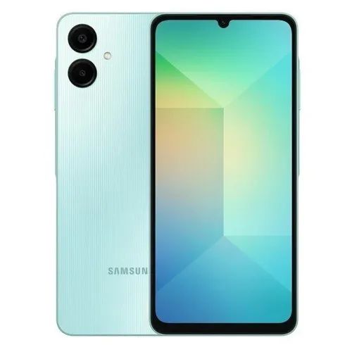 Smartphone Samsung Galaxy A06 - Pantalla 6.7 pulgadas - 4GB RAM - 64GB - Cámara 50MP - Verde Smartphone Samsung Galaxy A06 - Pantalla 6.7 pulgadas - 4GB RAM - 64GB - Cámara 50MP - Verde