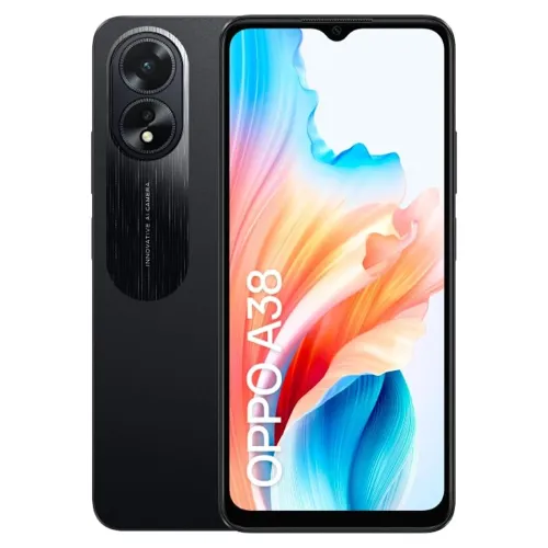 Teléfono OPPO A38 4GB RAM 128GB Almacenamiento Color Negro Teléfono OPPO A38 4GB RAM 128GB Almacenamiento Color Negro