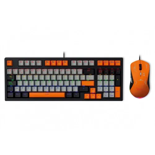 Kit Gamer XZeal 2 en 1 con Teclado Mecánico y Ratón 7200 DPI - Modelo XZPKT1NG Kit Gamer XZeal 2 en 1 con Teclado Mecánico y Ratón 7200 DPI - Modelo XZPKT1NG