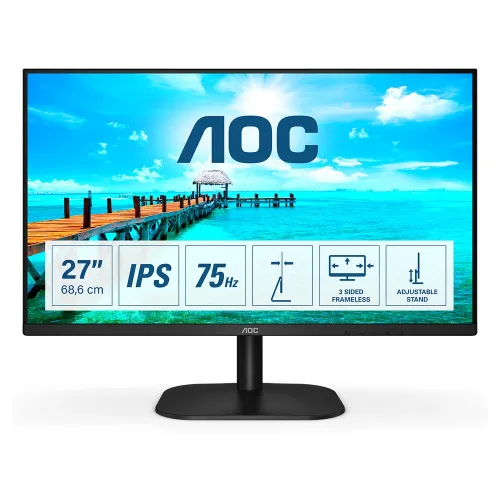 Monitor AOC 27 Pulgadas Full HD 1080p LED Modelo 27B2H Monitor AOC 27 Pulgadas Full HD 1080p LED Modelo 27B2H