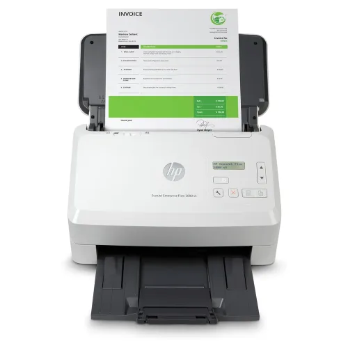 Escáner HP Scanjet Enterprise Flow 5000 S5 Alimentador Hojas 600 DPI A4 Blanco Modelo 6FW09A Escáner HP Scanjet Enterprise Flow 5000 S5 Alimentador Hojas 600 DPI A4 Blanco Modelo 6FW09A