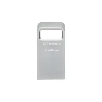 Memoria USB Kingston DataTraveler Micro 64GB USB 3.2 Plata DTMC3G2/64GB