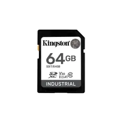 Tarjeta SD Kingston Industrial 64GB SDHC UHS-I Clase 10 SDIT/64GB