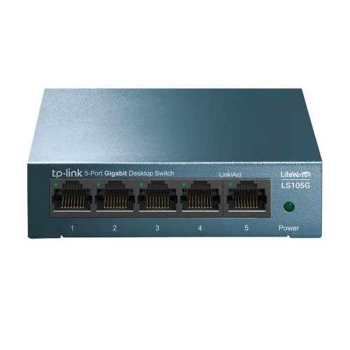 Switch TP-Link Gigabit Ethernet No Administrado 5 Puertos Modelo LS105G V1 Switch TP-Link Gigabit Ethernet No Administrado 5 Puertos Modelo LS105G V1