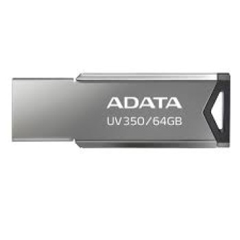 Unidad Flash Usb 3.0 Adata Auv350 De 64Gb. Color Gris. - AUV350-64G-RBK
