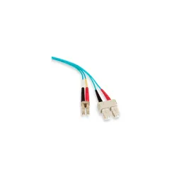 Jumper de Fibra Óptica Multimodo LC a SC OM3 50/125 Duplex 3 Metros - LEVITON 5LDCL-M03 Jumper de Fibra Óptica Multimodo LC a SC OM3 50/125 Duplex 3 Metros - LEVITON 5LDCL-M03
