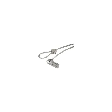 Candado de seguridad para laptop BRobotix 128899 con combinación, 1.3 m