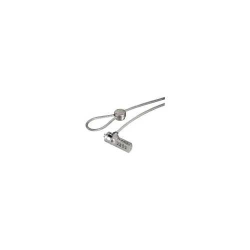 Candado de seguridad para laptop BRobotix 128899 con combinación, 1.3 m Candado de seguridad para laptop BRobotix 128899 con combinación, 1.3 m