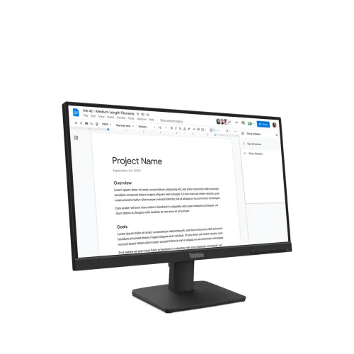 Monitor Lenovo ThinkVision S22-4e LED IPS 21.5", 1920x1080 Full HD, 100Hz, HDMI, Negro Monitor Lenovo ThinkVision S22-4e LED IPS 21.5", 1920x1080 Full HD, 100Hz, HDMI, Negro