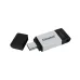 Memoria USB Kingston DataTraveler 80 128GB USB-C 3.2 Negro con Plata