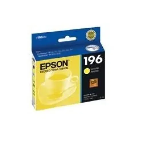 Cartucho de Tinta Epson 196 Amarillo Original T196420-AL para Impresoras Cartucho de Tinta Epson 196 Amarillo Original T196420-AL para Impresoras