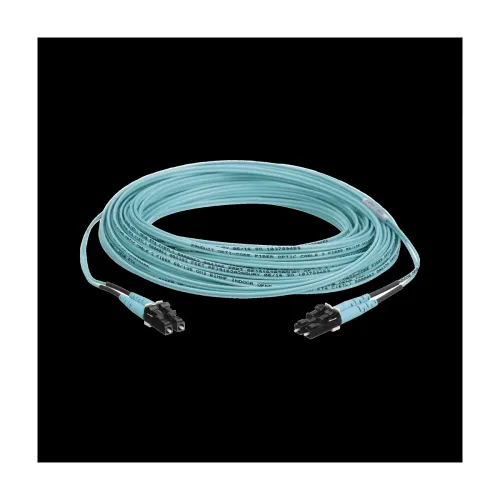 Jumper de Fibra Optica Multimodo 50/125 OM3, LC-LC Duplex, OFNR (Riser), Color Aqua, 10 Metr… Jumper de Fibra Optica Multimodo 50/125 OM3, LC-LC Duplex, OFNR (Riser), Color Aqua, 10 Metr…