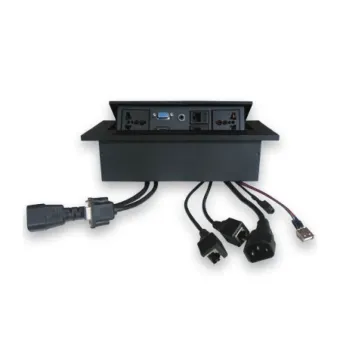 Caja Multicontacto BRobotix para Mesa Corriente Negro Modelo 005514N