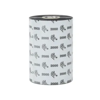 Ribbon de Cera Zebra 174x450 para Impresoras Industriales - Modelo 02000BK17445 Ribbon de Cera Zebra 174x450 para Impresoras Industriales - Modelo 02000BK17445