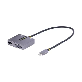Adaptador de Video StarTech.com USB-C a HDMI 4K y VGA - Modelo 122-USBC-HDMI-4K-VGA