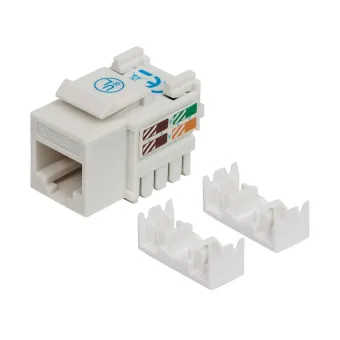 Conector RJ-45 Intellinet Cat5e Blanco Plano Modelo 210355