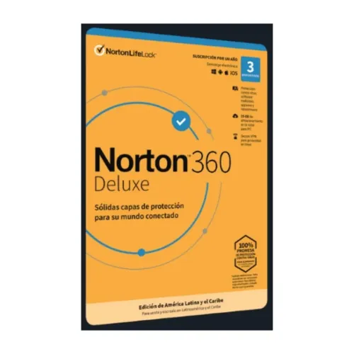 Antivirus Norton 360 Deluxe - Protección para 5 Dispositivos - Licencia 2 Años - Modelo 2141… Antivirus Norton 360 Deluxe - Protección para 5 Dispositivos - Licencia 2 Años - Modelo 2141…