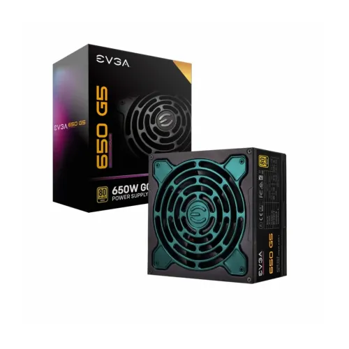 Fuente de Poder EVGA SUPERNOVA 650 G5 - 650W Gold ATX Modular - 220-G5-0650-X1 Fuente de Poder EVGA SUPERNOVA 650 G5 - 650W Gold ATX Modular - 220-G5-0650-X1