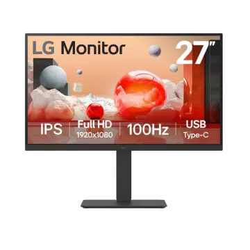 Monitor LG 27 Pulgadas IPS Full HD con USB-C, Altavoces y Soporte Ajustable - Modelo 27BA750-B.AWM