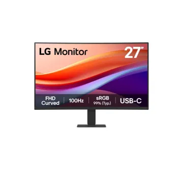 Monitor LG 27 Pulgadas Curvo Full HD VA 100Hz HDR10 USB-C Modelo 27U421A-B