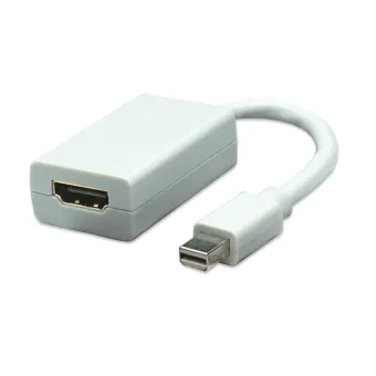 Adaptador Manhattan Mini-DisplayPort a HDMI Blanco 1080p Plug and Play Modelo 322461