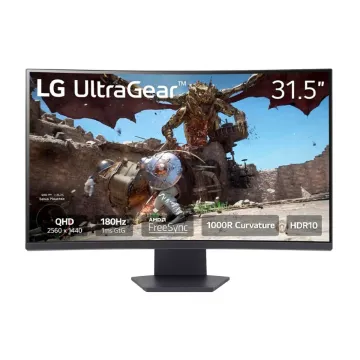 Monitor Gamer LG 31.5 Pulgadas QHD Curvo Modelo 32GS60QC