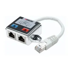 Adaptador de Red Intellinet 2x RJ-45 a RJ-45 Cat5e 10/100 Mbps Modelo 504195 Adaptador de Red Intellinet 2x RJ-45 a RJ-45 Cat5e 10/100 Mbps Modelo 504195