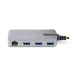 Hub USB-C StarTech.com con 3 Puertos USB 3.0 y Ethernet Gigabit - Modelo 5G3AGBB-USB-C-HUB