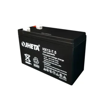 Batería JHETA HX12-7.5J 12V 7.5Ah Negro Modelo 621207-50