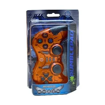 Control de Videojuegos BRobotix RumblePad Alámbrico USB - Color Naranja - Modelo 751899C Control de Videojuegos BRobotix RumblePad Alámbrico USB - Color Naranja - Modelo 751899C