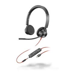 Diadema Poly Blackwire 3325 con Micrófono USB-C para Microsoft Teams - Modelo 8X222AA
