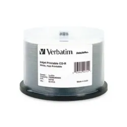 Disco CD-R Verbatim 700 MB 52x - 50 Piezas - Modelo 94755