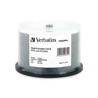 Disco CD-R Verbatim 700 MB 52x - 50 Piezas - Modelo 94755