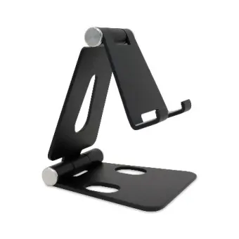 Soporte para Celular BRobotix Plegable de Aluminio Negro Modelo 963807