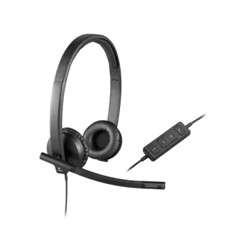 Auriculares Logitech H570E USB Diadema Oficina Centro de Llamadas Negro