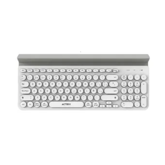Teclado Acteck INSPIRE COMP TI695 Inalámbrico Bluetooth Español Blanco AC-934213