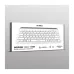 Teclado Acteck Inspire Trek TI737 Inalámbrico Bluetooth USB Español Blanco AC-940139