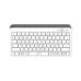 Teclado Acteck Inspire Trek TI737 Inalámbrico Bluetooth USB Español Blanco AC-940139
