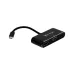 Adaptador Vorago USB-C a HDMI, VGA, Audio 3.5mm y USB 3.0 - Modelo ADP-350 Negro Adaptador Vorago USB-C a HDMI, VGA, Audio 3.5mm y USB 3.0 - Modelo ADP-350 Negro