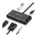 Adaptador Vorago USB-C a HDMI, VGA, Audio 3.5mm y USB 3.0 - Modelo ADP-350 Negro Adaptador Vorago USB-C a HDMI, VGA, Audio 3.5mm y USB 3.0 - Modelo ADP-350 Negro