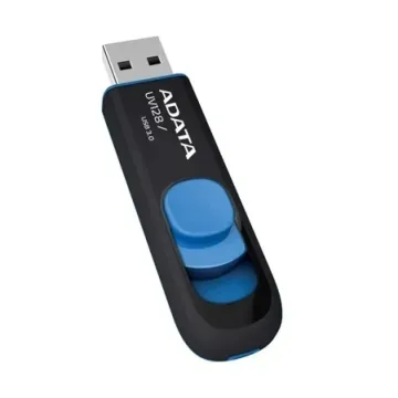 Memoria USB ADATA DashDrive UV128 32GB USB 3.0 Negro/Azul - AUV128-32G-RBE