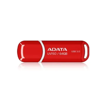 Memoria USB ADATA UV150 64GB USB 3.1 Rojo - AUV150-64G-RRD