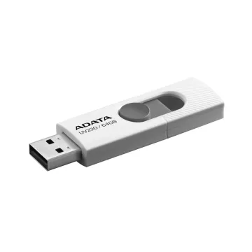Memoria USB ADATA UV220 64GB USB 2.0 Blanco/Gris AUV220-64G-RWHGY