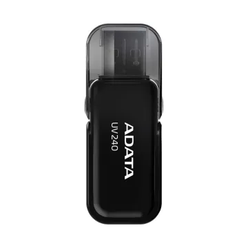 Memoria USB ADATA UV240 32GB USB 2.0 Color Negro - Modelo AUV240-32G-RBK