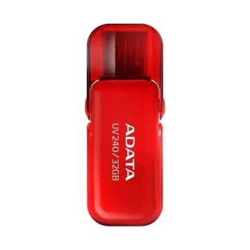 Memoria USB ADATA UV240 32GB USB 2.0 Color Rojo - Modelo AUV240-32G-RRD