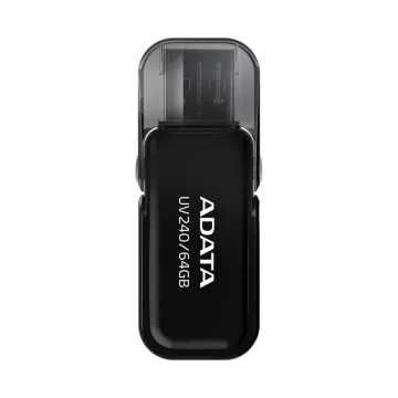 Memoria USB ADATA UV240 64GB USB 2.0 Negro Modelo AUV240-64G-RBK