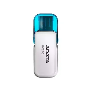Memoria USB ADATA UV240 64GB USB 2.0 Blanco Modelo AUV240-64G-RWH